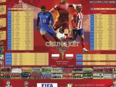 Lịch World cup 2018 vector (file Ai) mẫu số 2