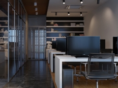 3dmax thiết kế nội thất văn phòng hiện đại