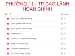 8 bản vẽ quy hoạch chi tiết xây dựng trung tâm phường 11 TP Cao Lãnh hoàn chỉnh