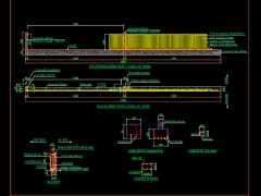 Autocad đầy đủ cổng trượt