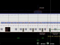 Autocad kiến trúc và kết cấu chỉnh sửa xưởng diện tích 48x66m