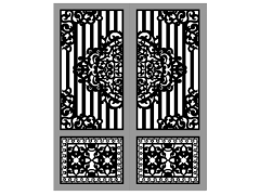 Autocad thiết kế cổng 2 cánh cnc