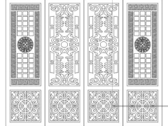 Autocad thiết kế cổng 4 cánh cnc mới