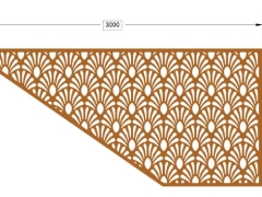 Autocad thiết kế vách ngăn cầu thang cnc