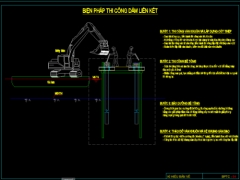 Autocad và word file biện pháp thi công kè biển + file thuyết minh biện pháp thi công đầy đủ