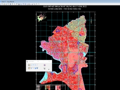 Bản đồ kế hoạch sử dụng đất huyện Long Điền, Bà Rịa Vũng Tàu năm 2022