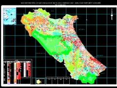 Bản đồ phương án quy hoạch sử dụng đất 2030 của tỉnh Quảng Bình