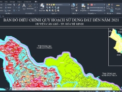 Bản đồ quy hoạch Huyện Cần Giờ - TPHCM năm 2021