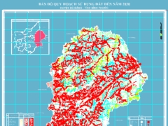 Bản đồ quy hoạch sử dụng đất 2030 của huyện Bù Đăng, tỉnh Bình Phước