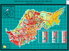 Bản đồ quy hoạch sử dụng đất 2030 của huyện Bù Đốp, tỉnh Bình Phước