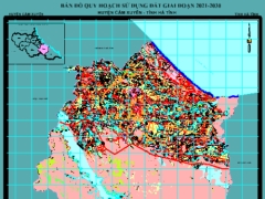 Bản đồ quy hoạch sử dụng đất 2030 của huyện Cẩm Xuyên, tỉnh Hà Tĩnh
