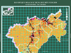 Bản đồ quy hoạch sử dụng đất 2030 của huyện Đam Rông, tỉnh Lâm Đồng