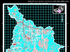Bản đồ quy hoạch sử dụng đất 2030 của huyện Di Linh, tỉnh Lâm Đồng