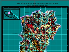 Bản đồ quy hoạch sử dụng đất 2030 của huyện Đức Thọ, tỉnh Hà Tĩnh