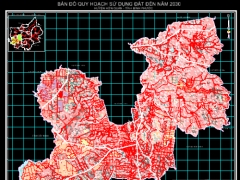 Bản đồ quy hoạch sử dụng đất 2030 của huyện Hớn Quản, tỉnh Bình Phước