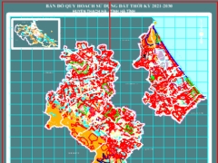 Bản đồ quy hoạch sử dụng đất 2030 của huyện Thạch Hà, tỉnh Hà Tĩnh