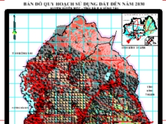 Bản đồ quy hoạch sử dụng đất 2030 của huyện Xuyên Mộc, tỉnh Bà Rịa - Vũng Tàu