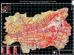 Bản đồ quy hoạch sử dụng đất 2030 của thành phố Đồng Xoài, tỉnh Bình Phước