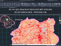 Bản Đồ Quy Hoạch Sử Dụng Đất Huyện Krông Buk - Đắk Lắk 2030 