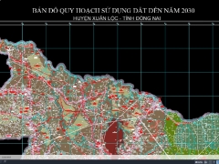 Bản đồ quy hoạch sử dụng đất Huyện Xuân Lộc, Đồng Nai đến năm 2030