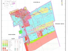 Bản đồ quy hoạch sử dụng đất thành phố bạc liêu