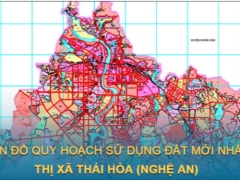 Bản đồ quy hoạch sử dụng đất thị xã thái hòa (nghệ an) giai đoạn năm 2021 – 2030