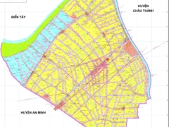 Bản đồ quy hoạchKiên Giang  khu vực huyện An Biên tính đến năm 2030