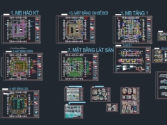 Bản thiết kế hồ bơi trong nhà, chi tiết, đầy đủ,đẹp.