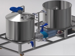 Bản vẽ 3d bếp nấu bia 60 lít (cung cấp model step)