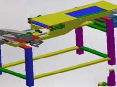 Bản vẽ 3d máy móc định hình dạng v (cung cấp model step)