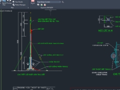 Bản vẽ autocad chi tiết Kim thu sét