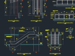 Bản vẽ autocad chi tiết thang cuốn - chung cư