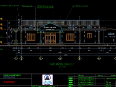 Bản vẽ AutoCAD chi tiết xây dựng Nhà văn hóa 12.2x25.8m (Full Kiến trúc, Kết cấu, MEP)