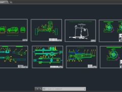 Bản vẽ Autocad hệ thống lái trên xe Toyota Fortuner