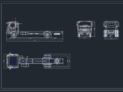 Bản vẽ Autocad Hino 500 FG 1628