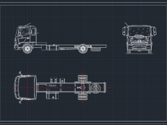 Bản vẽ Autocad Hino 500 FG