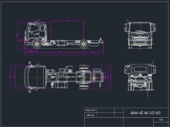 Bản vẽ Autocad Hino500 FC2AJ1A