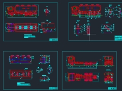 Bản vẽ Autocad xe bồn xitec dựa theo xe cơ sở Hino 500 FM8JM