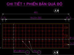 Bản vẽ bản quá độ lắp ghép