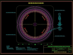 Bản vẽ biện pháp thi công bể lắng hình tròn (sino)