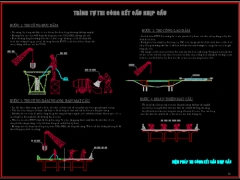 Bản vẽ Biện pháp thi công Cầu chi tiết
