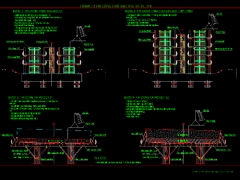 Bản vẽ Biện pháp thi công thân trụ, xà mũ