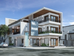 Bản vẽ Biệt thự 3 tầng 16,3x15,2m (full hồ sơ thi công kiến trúc, kết cấu, điện nước)