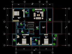 Bản vẽ biệt thự nghỉ dưỡng đầy đủ bản vẽ kiến trúc, kết cấu, điện nước