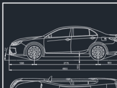 Bản vẽ bố trí chung xe Camry 2.5Q