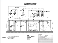Bản vẽ bồn composite xử lý nước thải 40m3