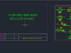 Bản vẽ các điều kiện để khởi động tổ máy trong nhà máy điện