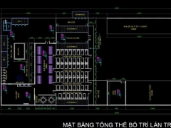 Bản vẽ cad bản vẽ nhà công nhân và tòa nhà công trường