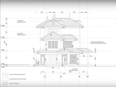 Bản vẽ CAD Biệt thự 3 tầng 9.7x19.5m Full Kiến trúc + kết cấu + ảnh Phối Cảnh