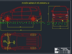 Bản vẽ Cad Hệ thống lái điều khiển thủy lực trên xe Toyota Innova 2018